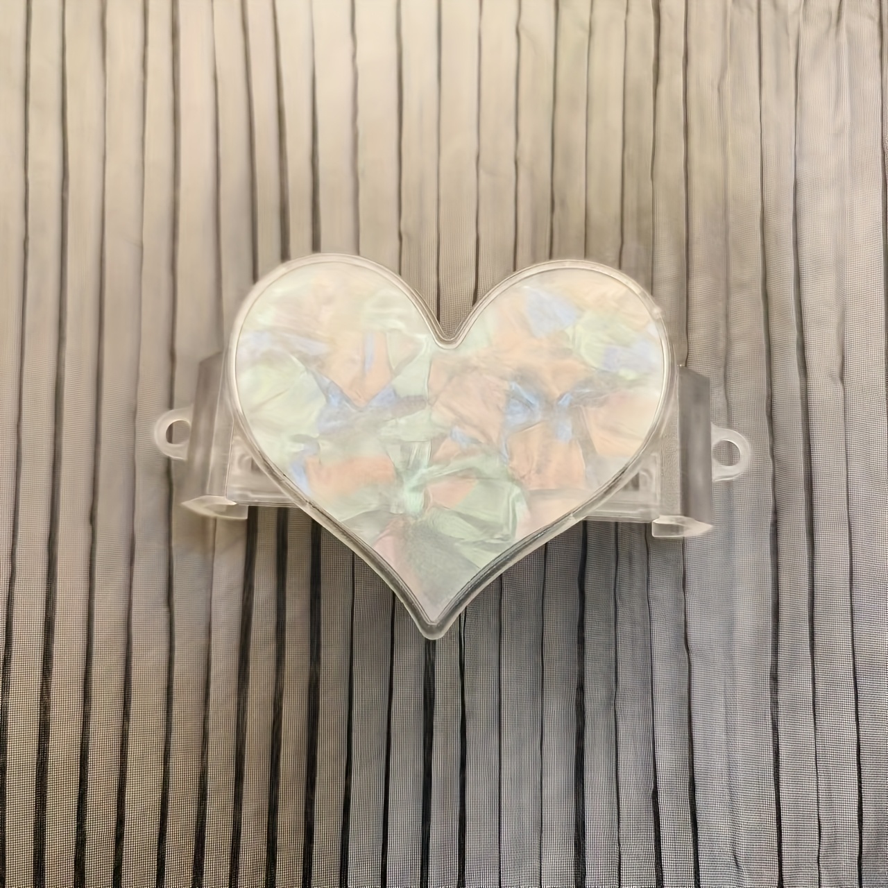 TEMU Clip per telefono posteriore a colorata, clip a molla per telefono, clip per telefono a tracolla, clip per telefono posteriore a forma di cuore