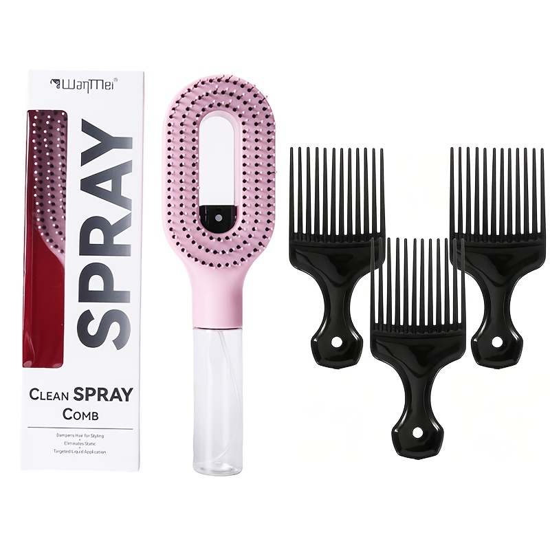 4pcs Refillable Hair Oil Applicator Brush Set