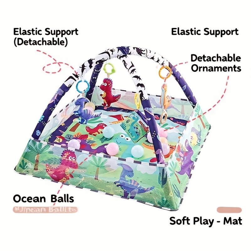 Ocean Ball Thema Speelmat Fitnessrek met Draagtas