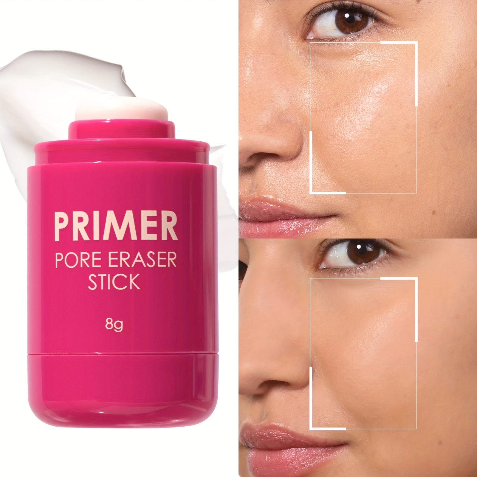 1pc pore hiding mild oil control primer long   matte makeup effect waterproof and sweat proof primer primer before makeup has the effect of isolation barrier   a perfect makeup suitable for   types and beginners