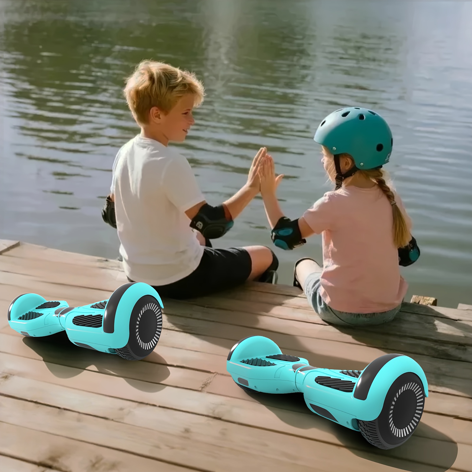 300W 7.5MPH Hoverboard for Kids, 7.5 Mile Range, 3H Charge, 6.5