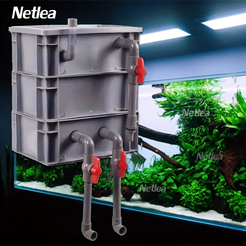 

2/3 Layer Fish Tank Filter Box, Fish Pond Water Circulation System, Aquarium Filter Is Suitable For Fish Tank And Fish Pond