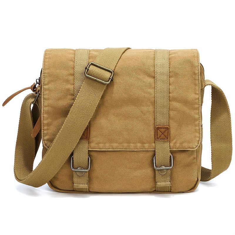 vintage canvas shoulder bag   mens handbag fashionable cross border messenger bag for men