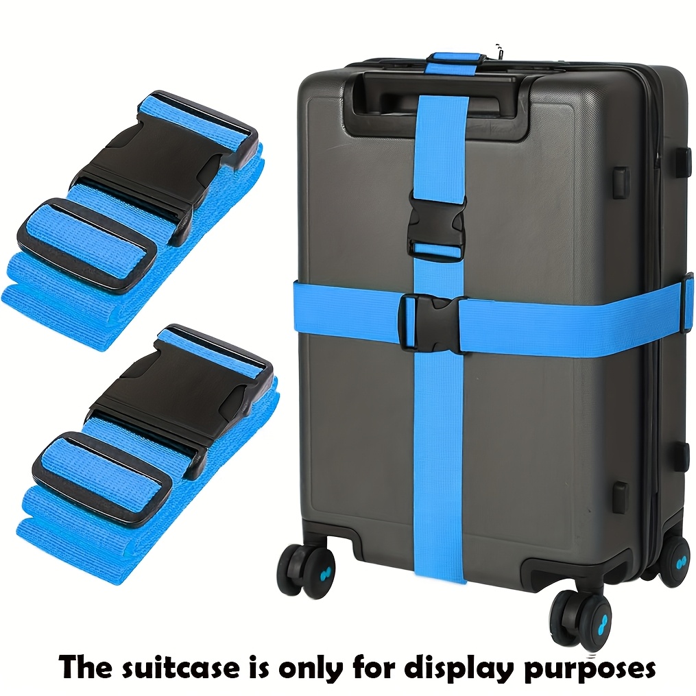 2pcs, Tsa Colored Luggage Straps, Luggage Ropes, Suitable Luggage/handbags, Travel Luggage Accessories (quick Identification Luggage), Halloween Gifts