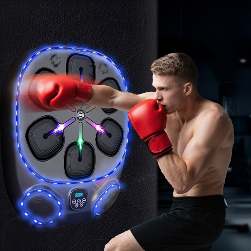 Smart Music Boxing Machine Upgraded Smart Bluetooth Rechargeable Musical Gloves Wall Mounted Punching Trainerintelligent