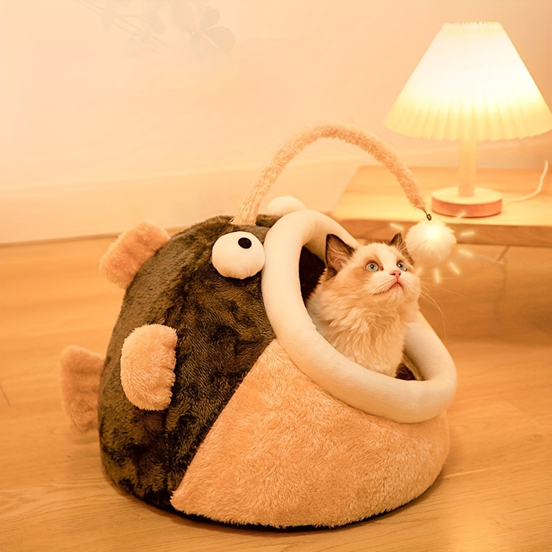 

Cozy Cartoon Bed - Super Soft, Insulated Kitten Nest For & , Easy , For Winter