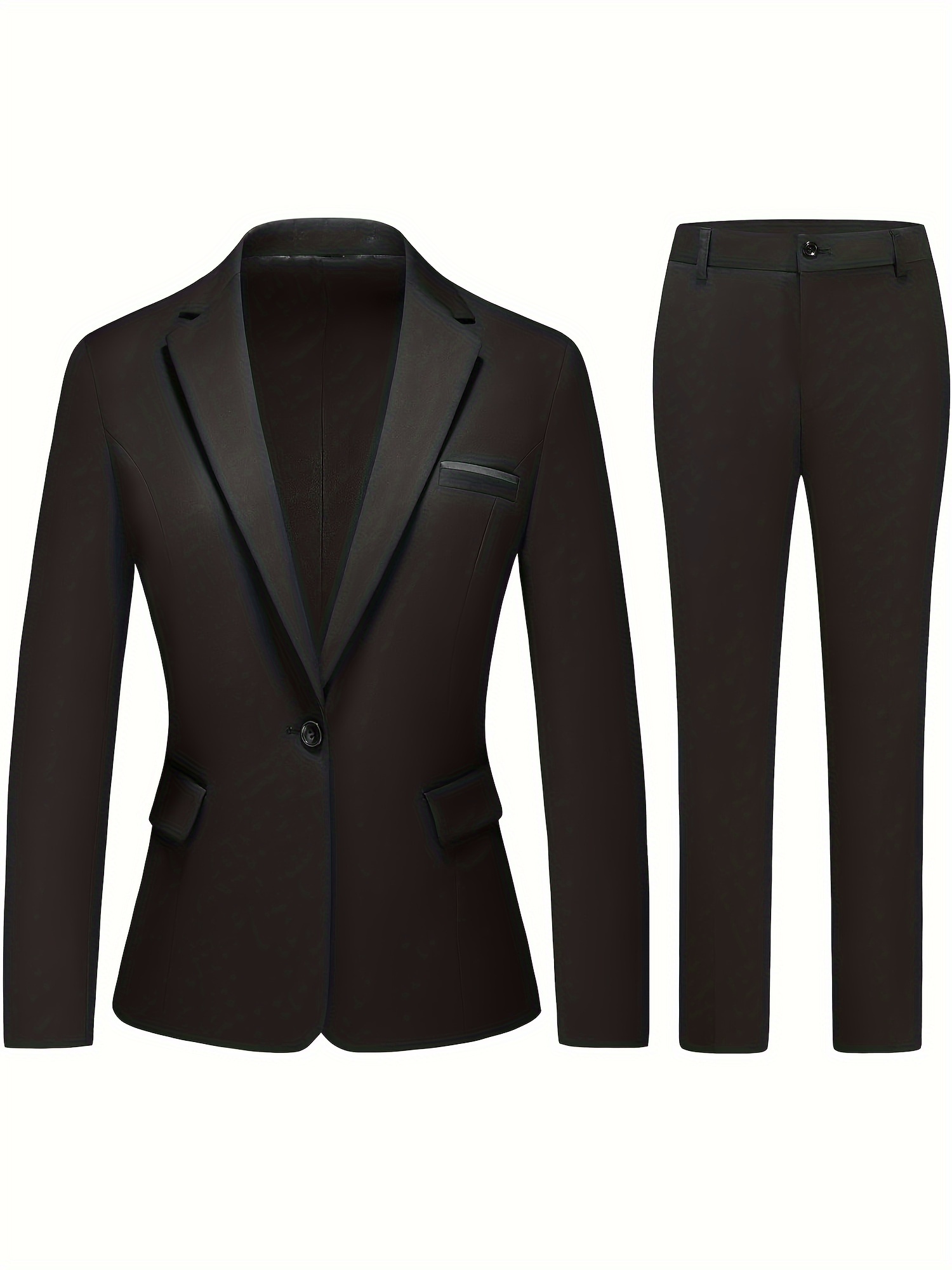 2024 Chic Women Fit 2pcs Suits Set Office Business Work
