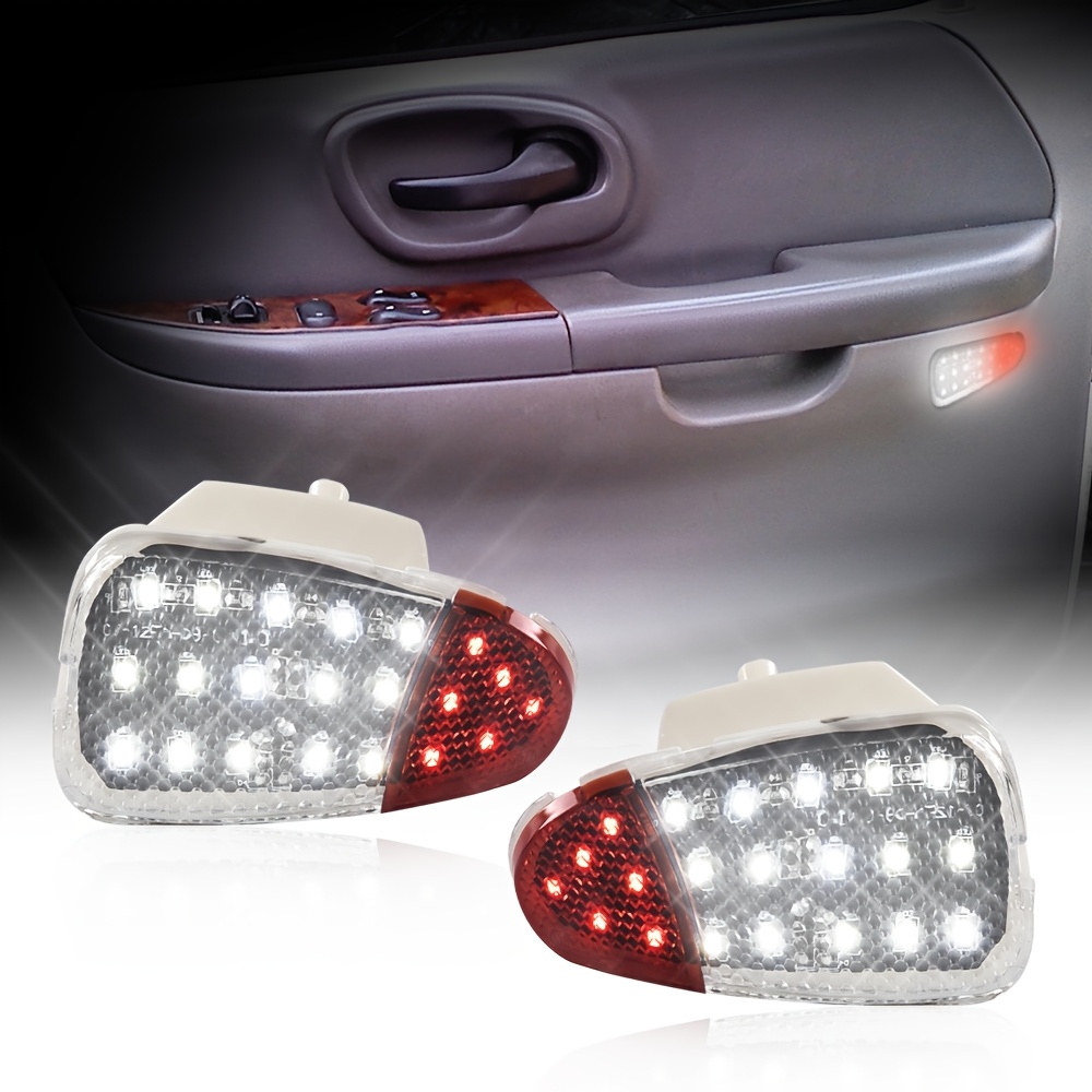 1 Pair Led Interior Door Panel Courtesy Lamp Fit For F150 For 97-04