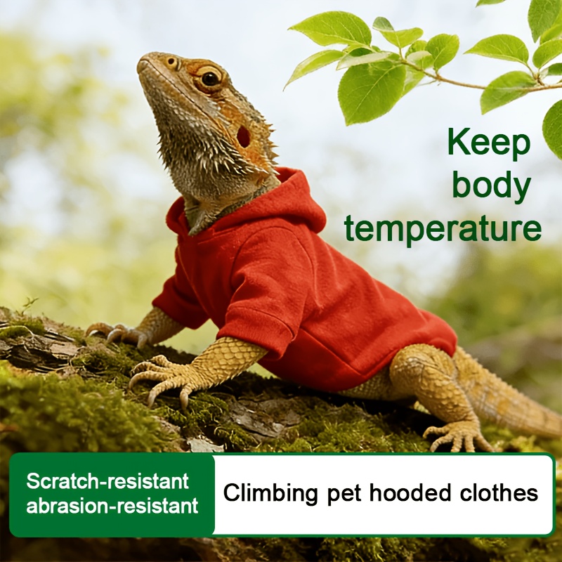 A Climbing Animal Clothing, Suitable for Keeping Warm When Going Out, Scratch and Scratch Resistant, Skin Friendly and Breathable, Outdoor Traction Clothing, Outdoor Clothing, Suitable for Guarding Palaces, Lizards and Other Reptiles