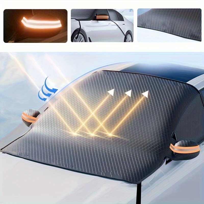 Cubierta Visera Parabrisas Coche Escalable Protección Solar - Temu