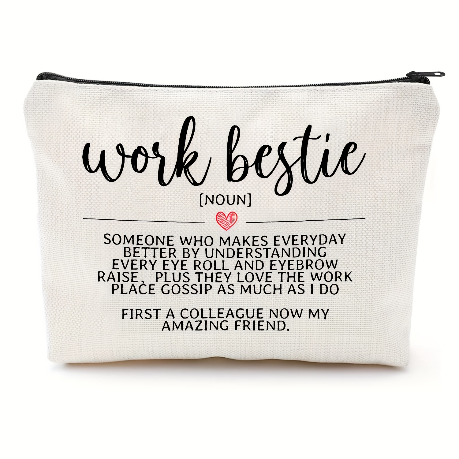 Image of Coworker Gifts For Women Gift Definition Small Makeup Bag,friendship Retirement Gifts Cosmetic Bag,farewell Goodbye Gifts For Coworkers,thank You Christmas Birthday Gift