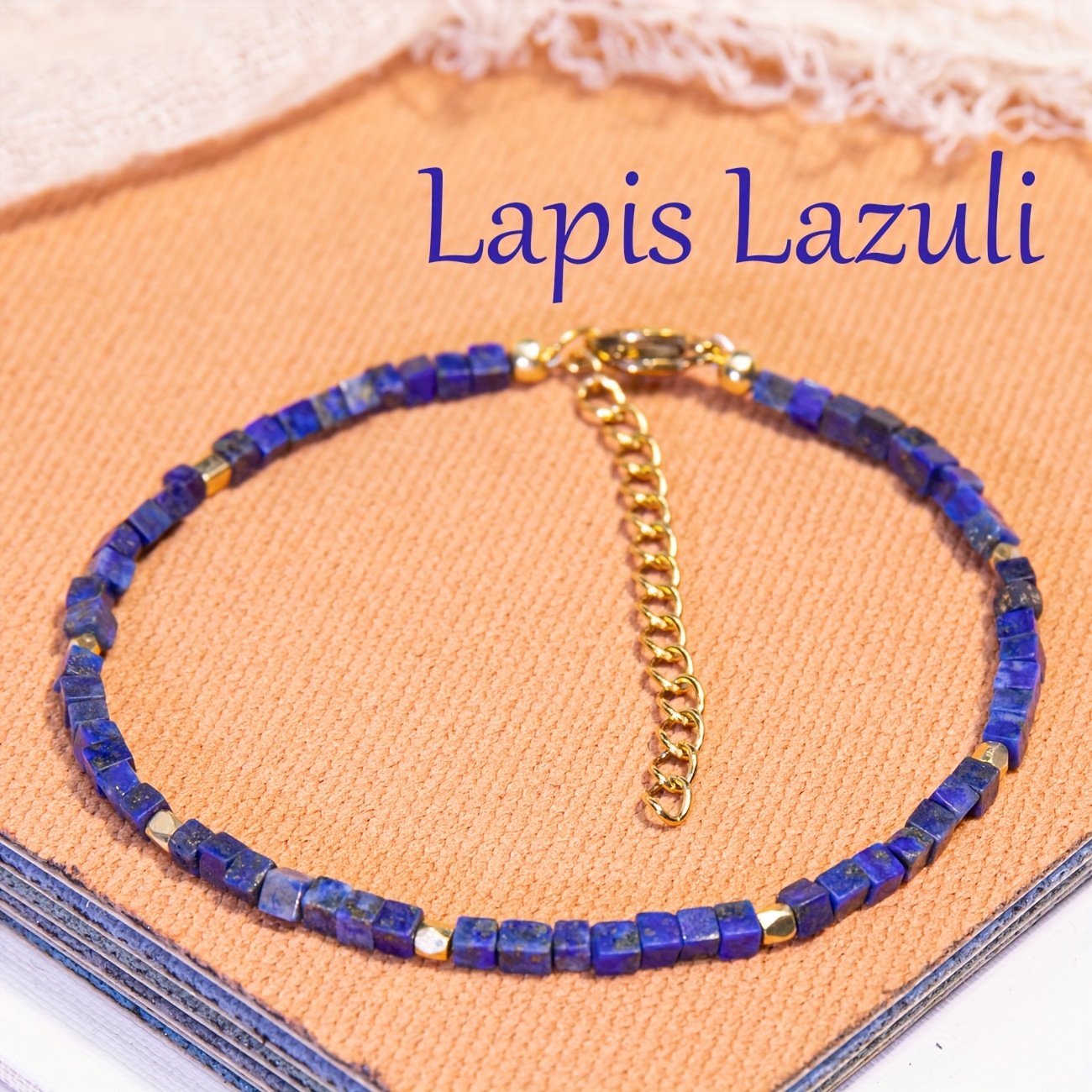 Image of Ladies Bracelet, Square Bracelet, Natural , Suitable For Daily Wear, Summer Bracelet, Ladies Unique Thin Bracelet, Suitable For Stacking, Gift For Ladies