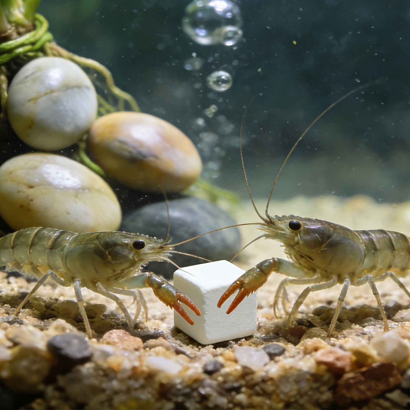 2 Sets of 12 Natural Mineral Blocks/Suitable for Shrimp, Hermit Crabs, as Well as Turtles, Lizards, Frogs, Bearded Dragons, and Other Reptiles/Helps Create a Healthy Habitat Environment/A High-quality Aquarium Accessory, Lizard Supply, and Turtle - Image 5