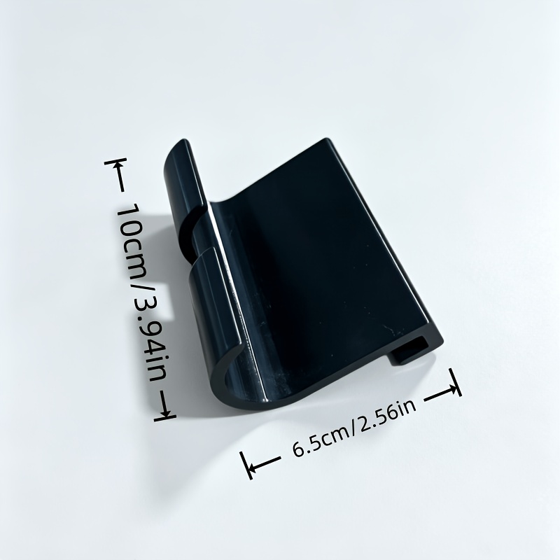 TEMU Shower Scraper Holder. Designed For Shower Glass .5mm Thick, Bathroom Frameless Glass Door Hook, Shower Scraper Holder, Multifunctional Bathroom