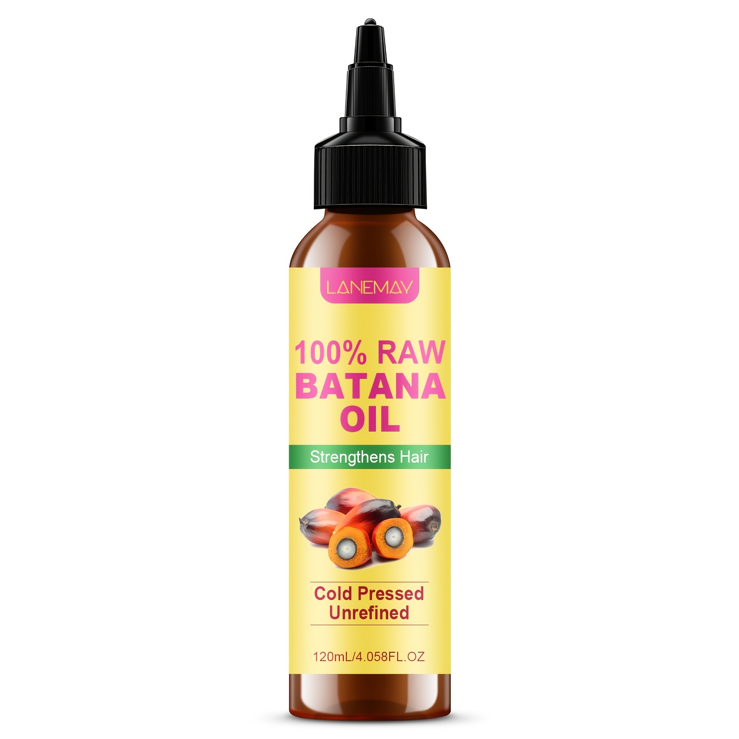 TEMU 100% Batana Oil For Hair - Moisturizes And Hair, Repairs Damaged Hair, Strengthenes Hair - For All Hair Types