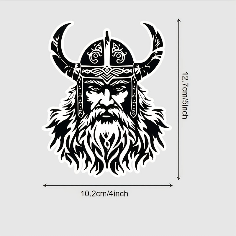 Image of Viking Vinyl Sticker Waterproof Vinyl Decals For Many Purpose Like Cars, Trucks, Laptops, Phones, Windows And More