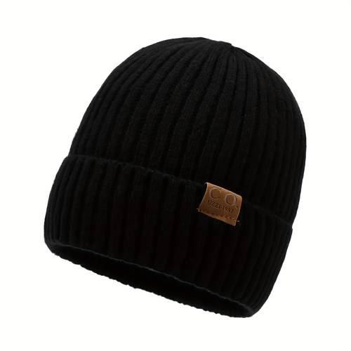 mens and womens winter knit beanie thick warm lining soft and comfortable contrast color options soft unisex winter hat for outdoor activities and christmas valentines day gift hand washable stylish and functional for cold weather unisex