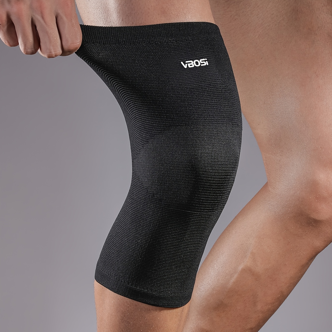 Breathable Compression Knee Support Brace - Elastic Sleeve For Men Women