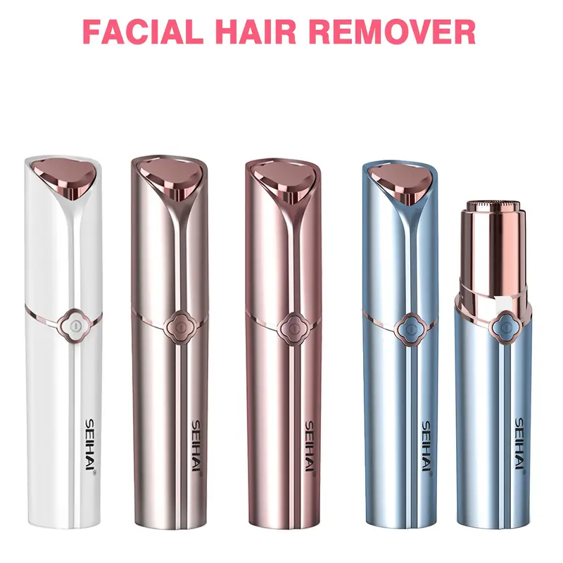 facial hair removal for women hair removal device 2025 rechargeable hair remover for women facial hair remover for face upper lip chin included 2 x replacement heads Product details 6