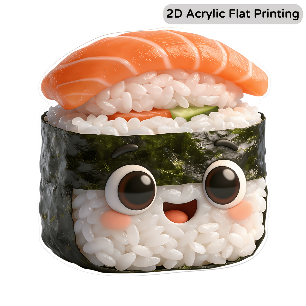 TEMU Un lindo imán de nevera con diseño de sushi, un regalo divertido para amantes de , ideal para decorar refrigeradores, cajas de , marcos de