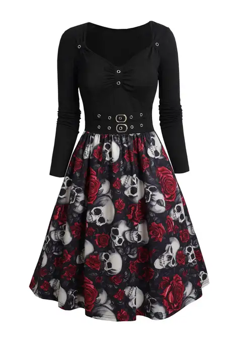 skull dress sold on Temu United States skull dress sold on Temu United States