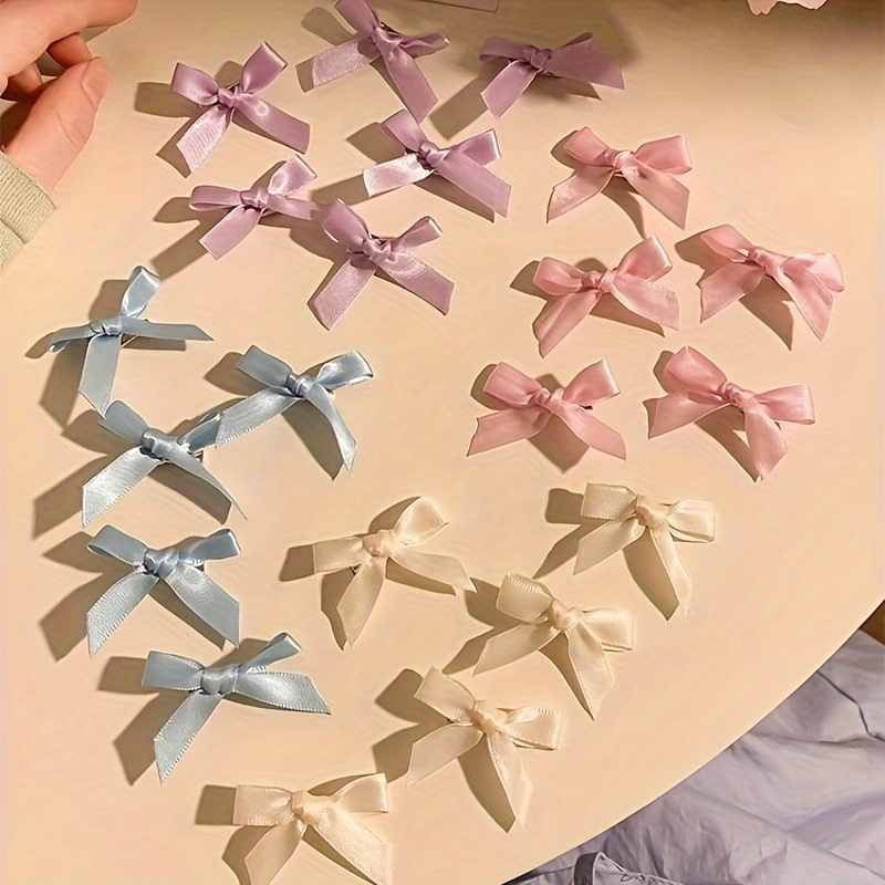 

20pcs Ballet-inspired Hair Clips With Butterfly Knot Design, Cute And Sweet Hair Accessories For Women