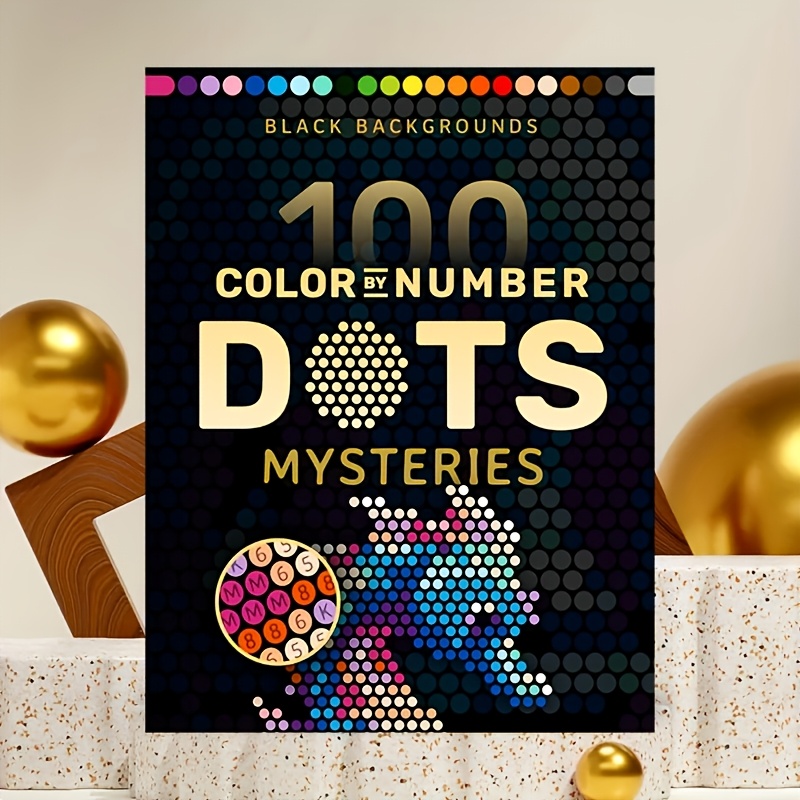 TEMU Adult Coloring Book By - Numbered & Lettered Pages Suitable For Relaxation,,, By Numbers For Adults, Activity, Drawing Book