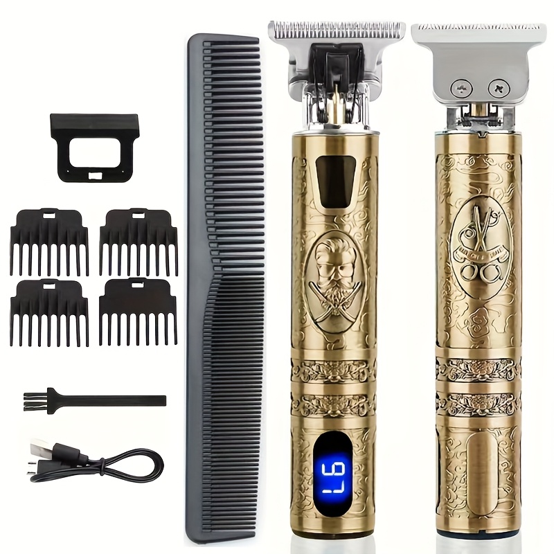 Image of Hair Clipper, Beard Trimmer, Usb-c Charging, Personal Beauty Styling Tool For Men And Father's Day Gift Suitable For Personal Or Stylist Use