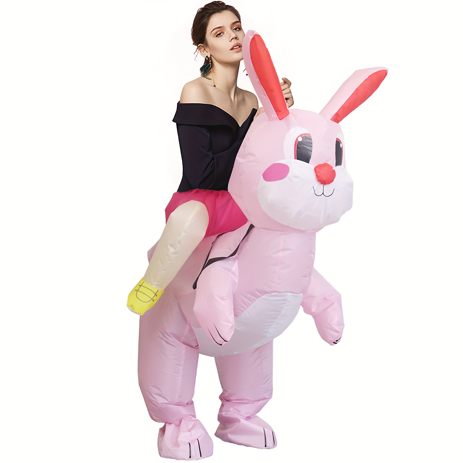 Costume Gonflable De Lapin De Pâques Costume Animal Drôle - Temu