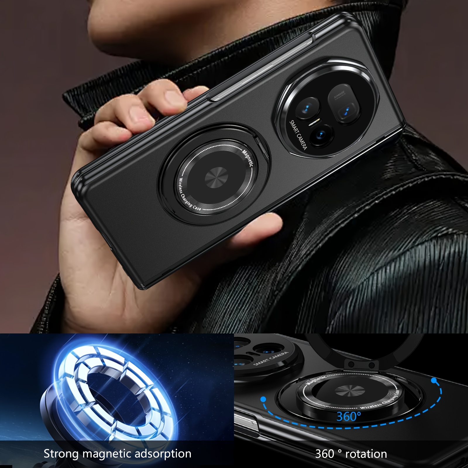 TEMU Phone Case: This Phone Case Is Designed For Huawei Honor Magic 5v, Featuring A And Film Coverage. V5 Protective Case Includes Anti-drop Function
