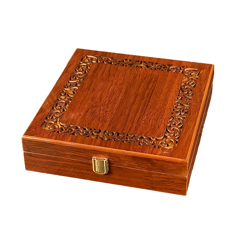 Vintage Carved Classical Jewellery Perfume Wooden Storage Gift Boxes, Jewelry Boxes