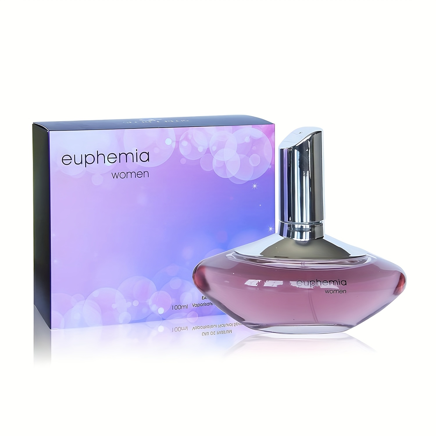 TEMU Women's Long- & Modern Eau De Toilette Spray Perfume - Elegant Daily Fragrance With Oriental Scent, 3.4fl.oz, , Sensitive Light Beige Safe,
