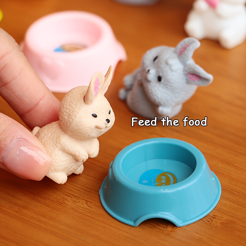 Kids Pretend Play Pet Bunny Toy Set
