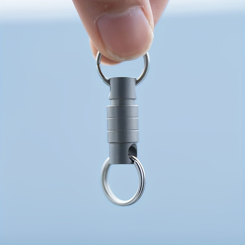 

Yora Titanium Alloy Keychain, - Edc Tool, Rotatable Portable Keyring, Waist-hanging , , ,