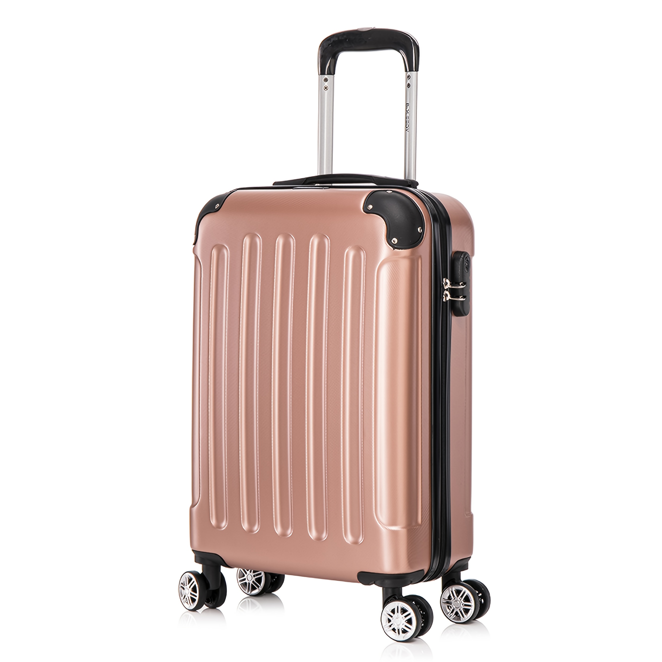 Image of -inch Suitcase On Board At , A Small Trolley Case For Travel, Business Short- Trips, Abs Material Universal Aircraft Wheels, Silent Password Lock