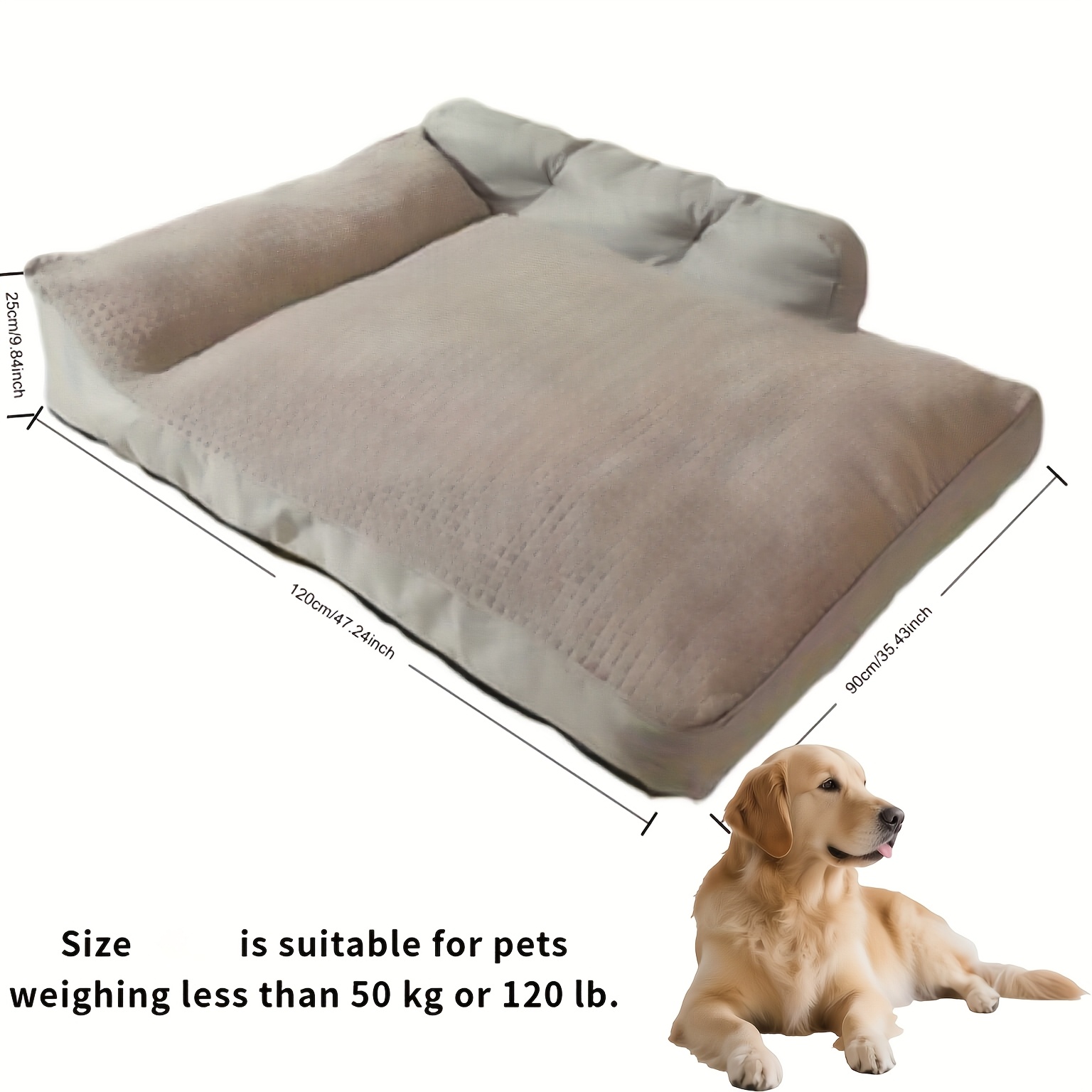 TEMU Suitable For Dog Bed Sofas, Large Sleeping Pads, Winter Dog Beds, Dog Sleeping Cushions, Large Pet Beds, Vacuum Compression Delivery