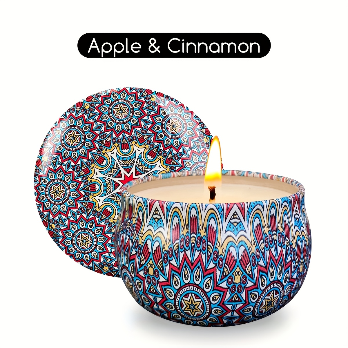 Image of [2441 People Collection] Dried Flower Fragrance Candle Plant Soy Wax Handmade Small Romantic Smoke-free Lasting Fragrance Couple Girls Birthday Gifts