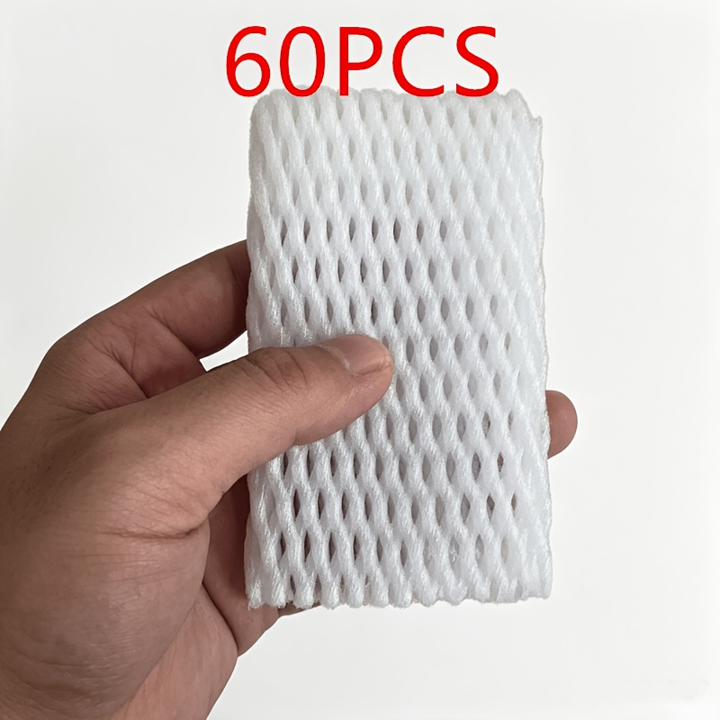 TEMU Lot de 60 sacs de protection en mousse et blanche, emballage antichoc - convient pour verres à vin, bouteilles, objets et petits objets -