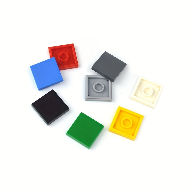 30pcs Building Blocks Set Flat Tiles Durable ABS Material Young Builders