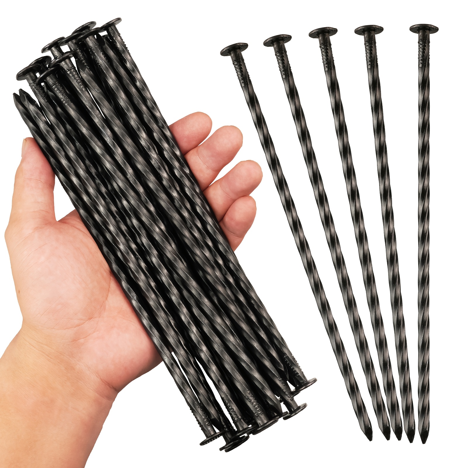 

9- Metal - -duty Plant Support Stakes, For Anchoring , Camping, , And