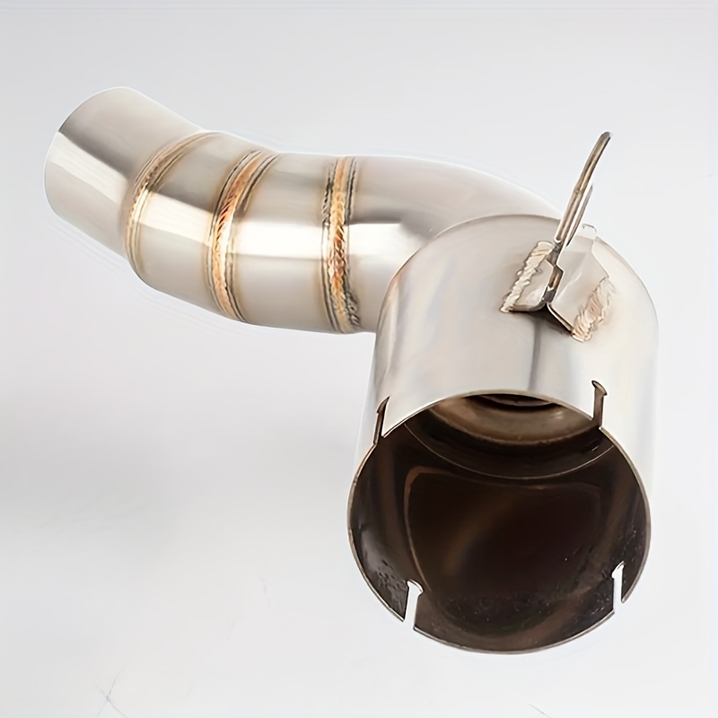 390 adventure stainless steel exhaust midsection no drums design professional motorcycle exhaust modification for original factory   road motorcycle upgrade sleek metallic     construction motorcycle accessories details 6