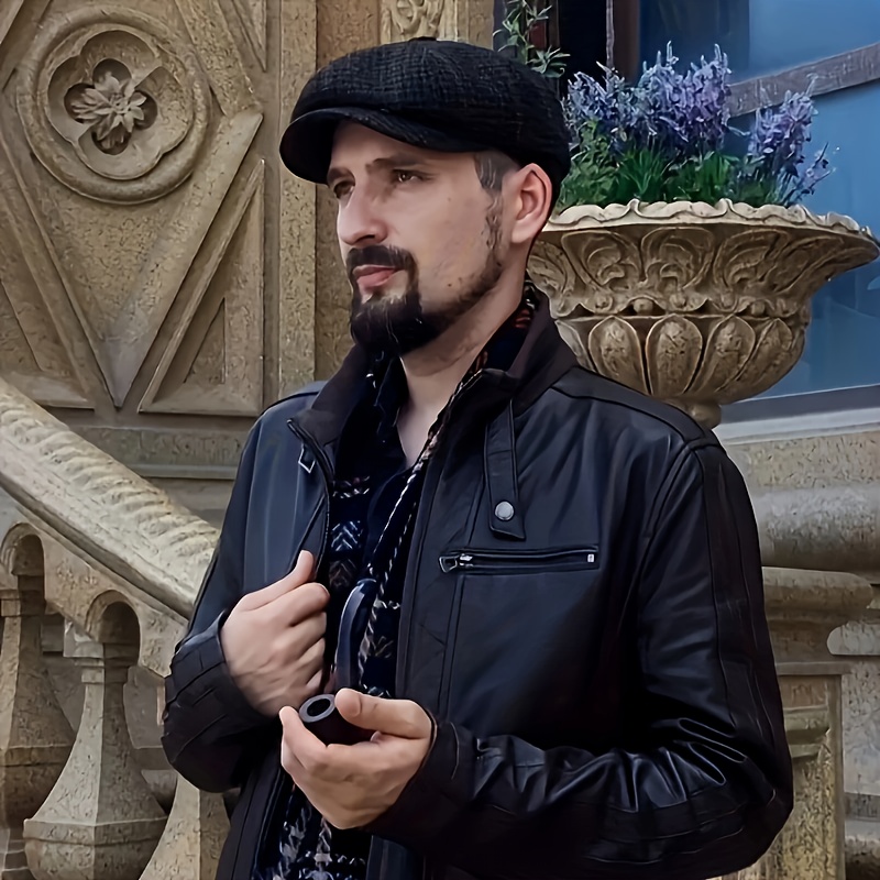 Street Style Flat Cap Mens Fashion Summer Autumn Winter Men Solid