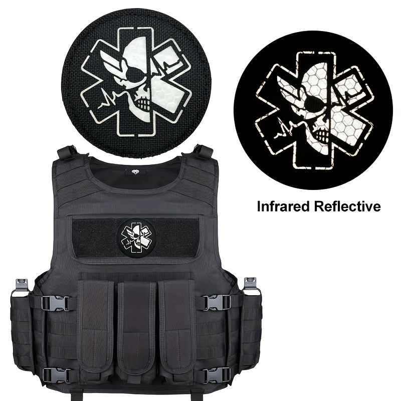 

1pc Reflective - , Iron-on, , And - - Clothing