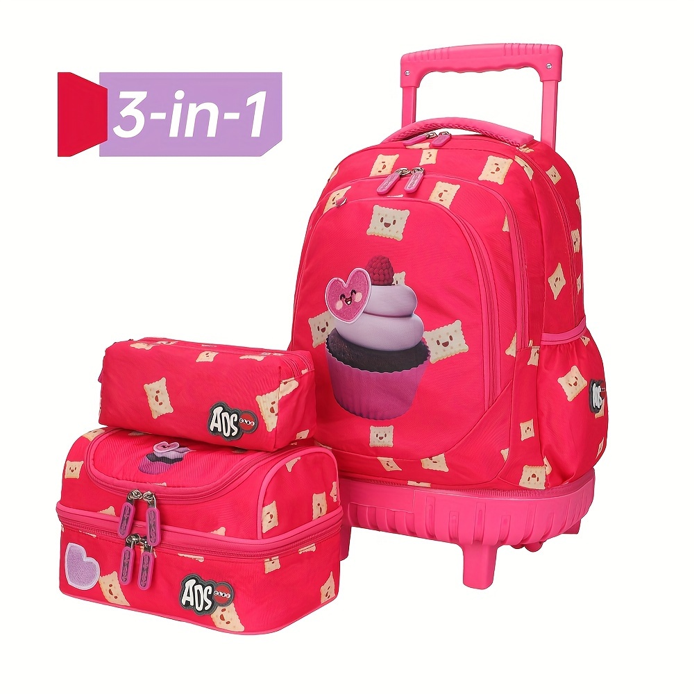 juego piezas mochila ruedas 18 pulgadas reduzca carga Temu Ecuador