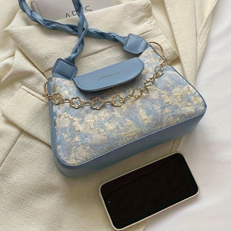 oil shoulder bag literary underarm details 1