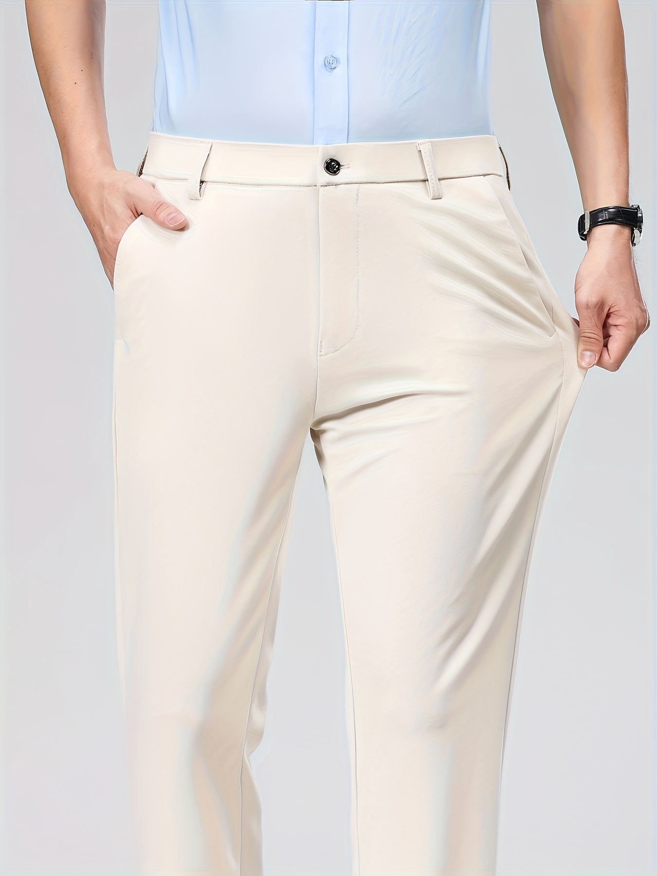 3pcs calรงas sociais masculinas de perna obm - Temu Brazil