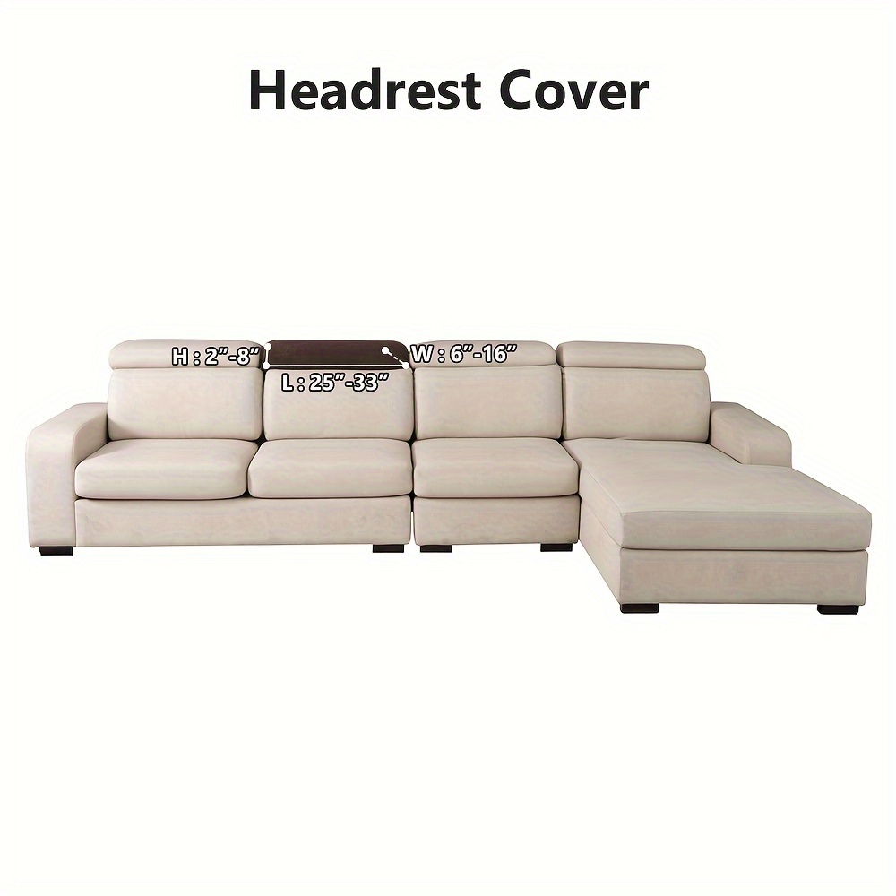 

Couch Cushion Covers - Individual Replacement Sofa Cushion Covers, Soft Chair Sofa Seat Cushion Slipcover Not Waterproof