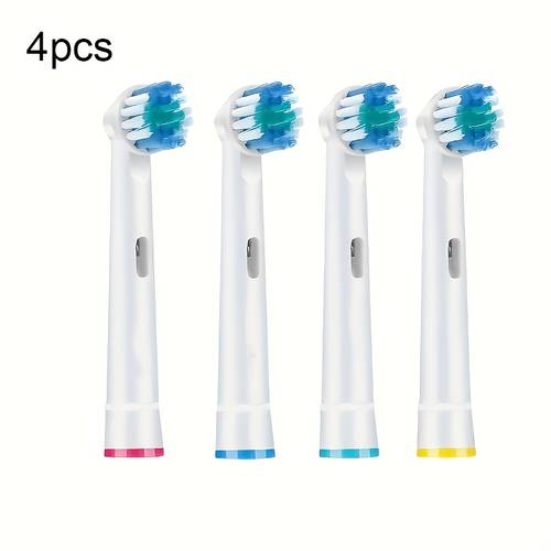 Set mit 4 elektrischen Zahnbürsten-Ersatzköpfen, passend für Oral-B-Bürstenköpfe