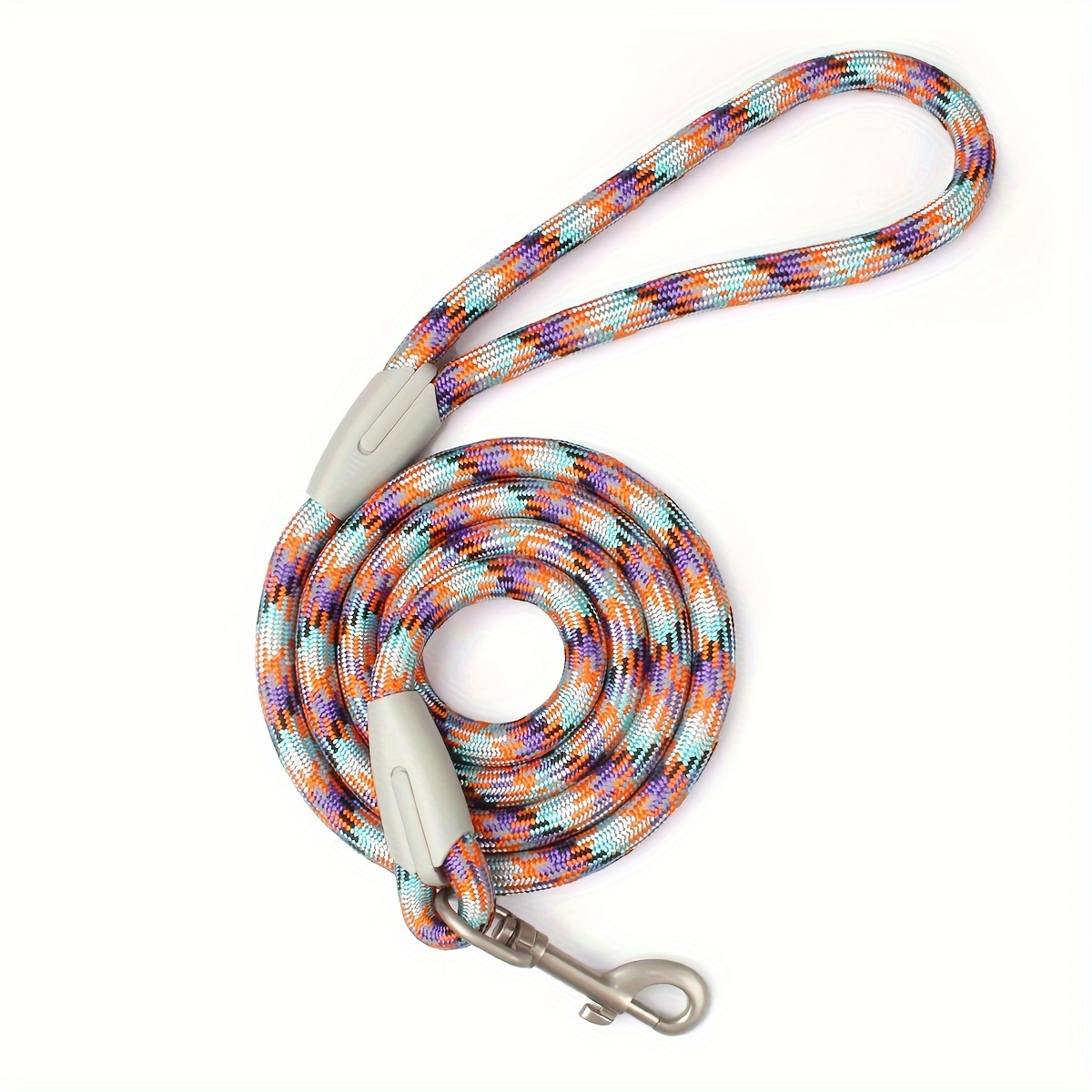 Anti-Escape Nylon Dog Leash with Night Reflective Rope