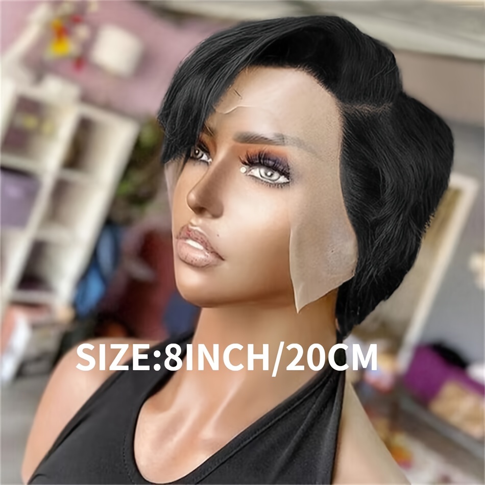 8 inch human hair styles best sale